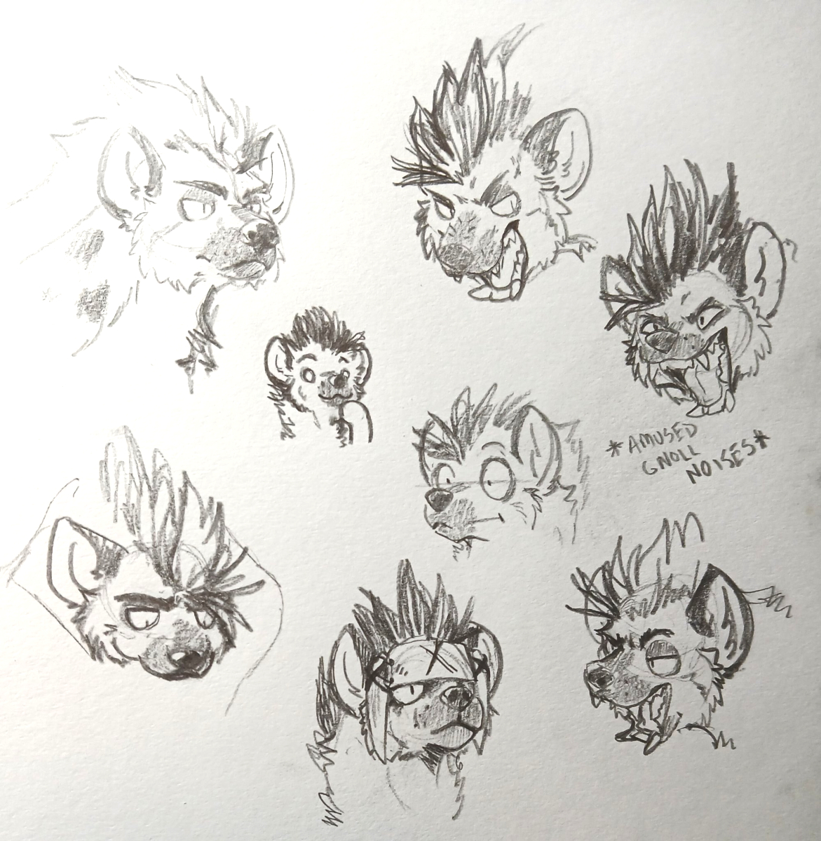 Vorg face sketches