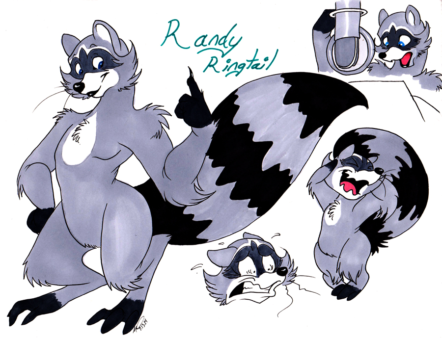 Randy Ringtail reference sheet