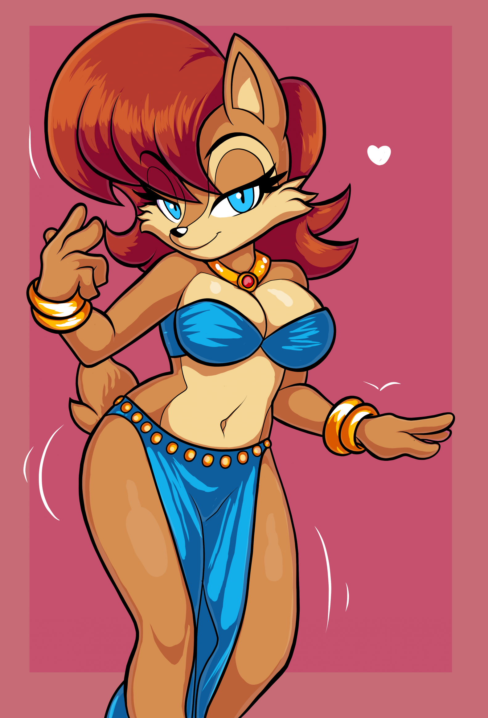 comm: belly dancer sally