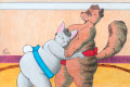 Click to change the View STORY - Bunny V.S. Raccoon Sumo Match
