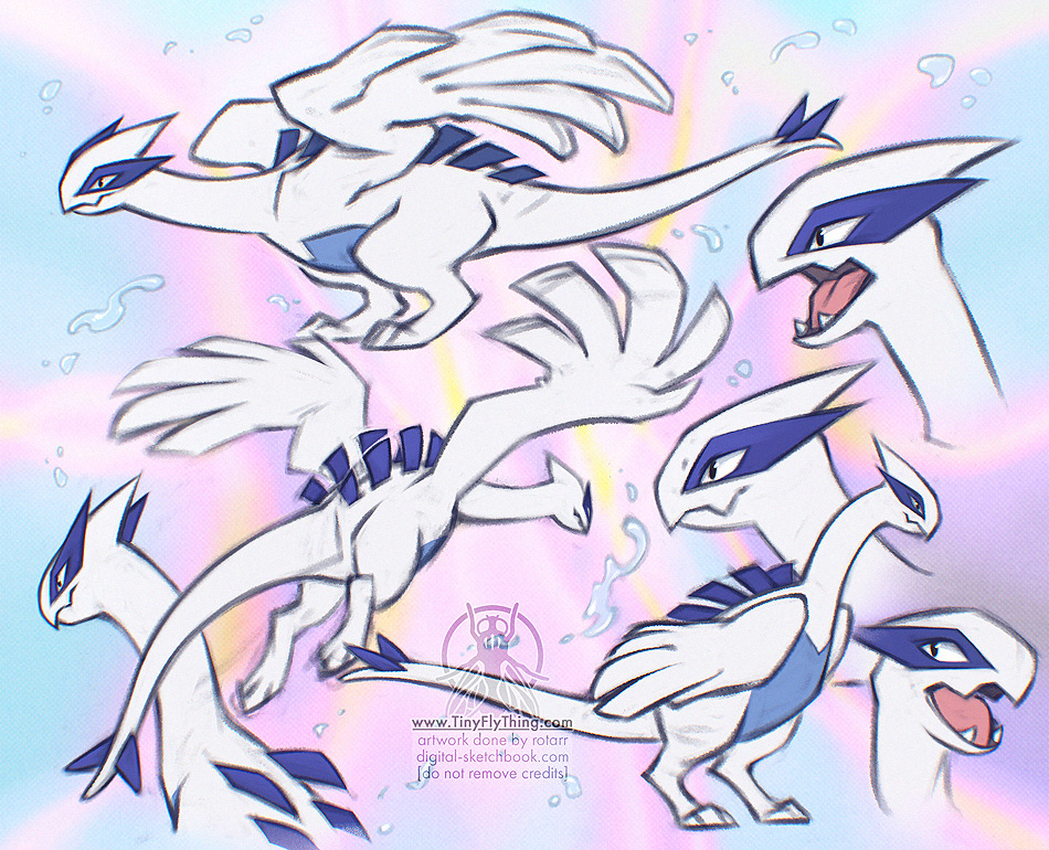 Lugia Sketches