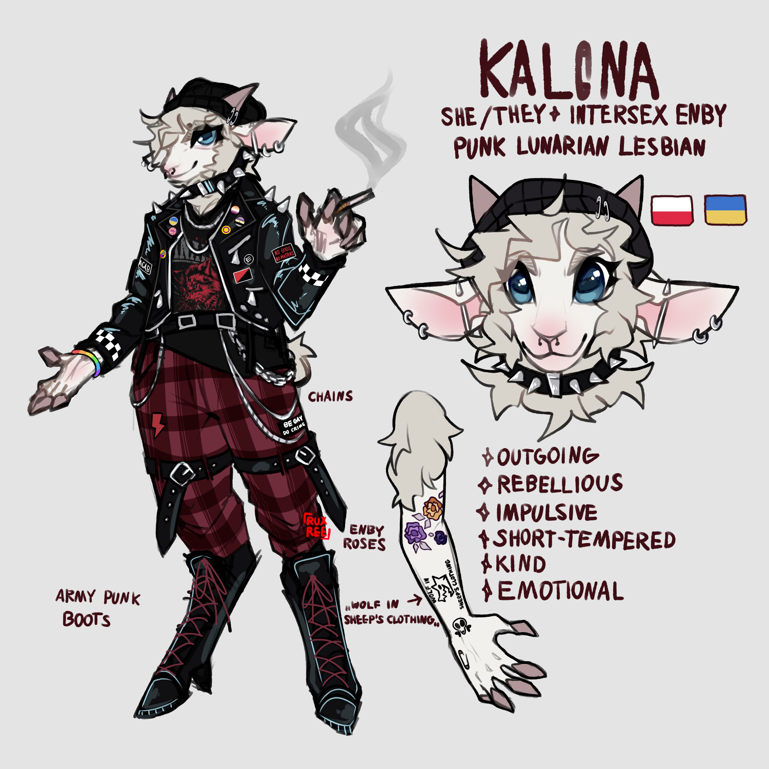 Kalina reference sheet