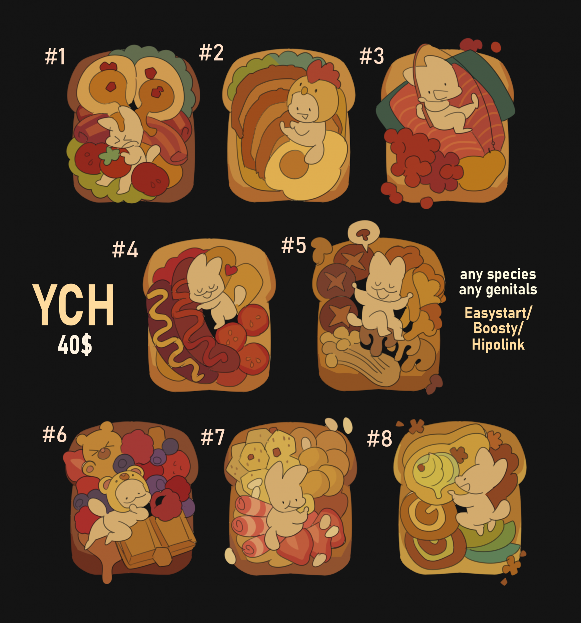 Toast YCH CLOSED [8/8]