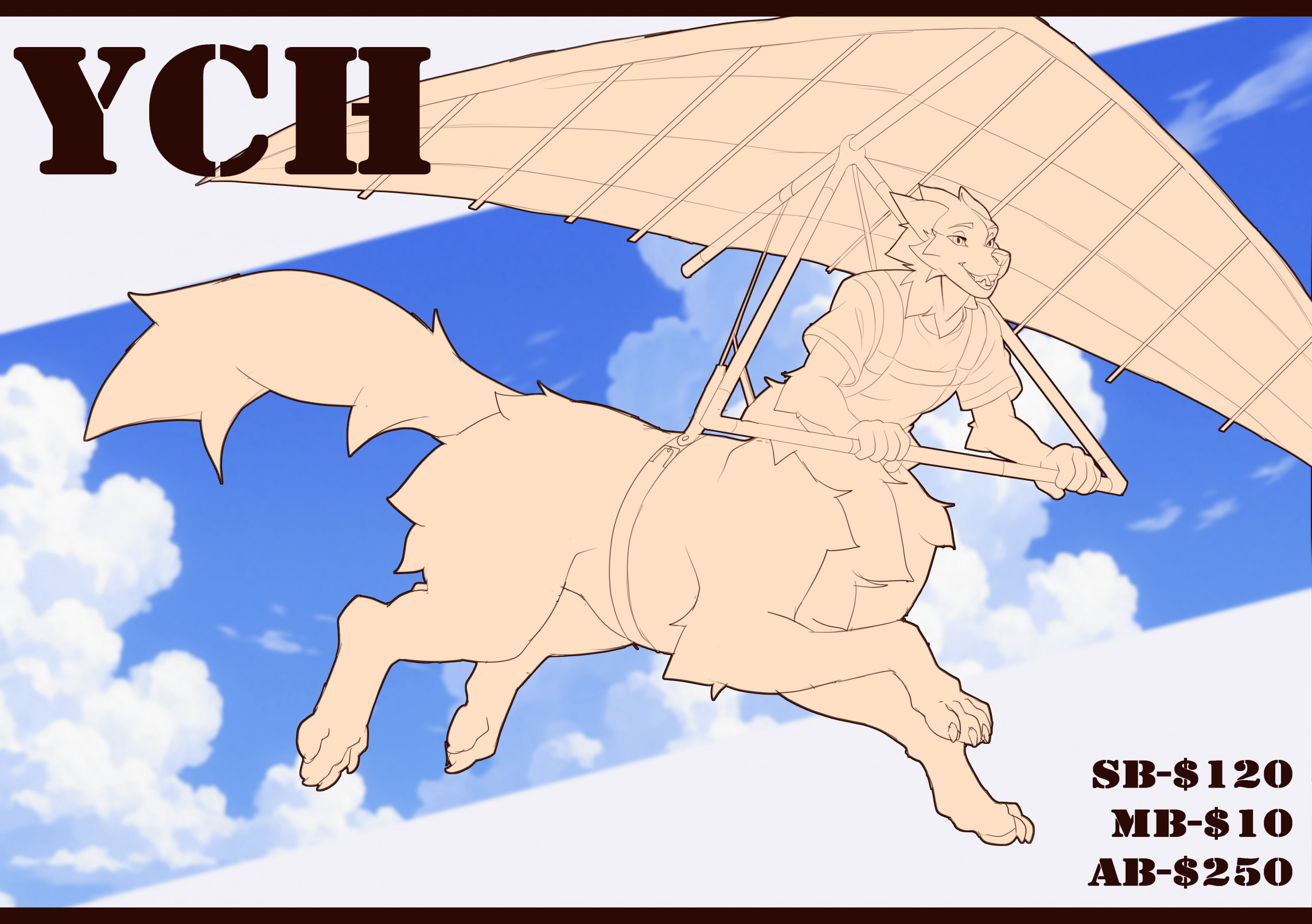 Click to change the View Taur YCH auction OPEN (Hang gliding classes) (CLOSE)