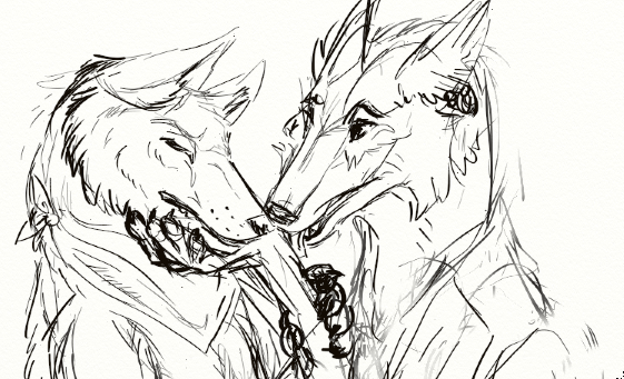 Click to change the View The Wolf & the Jackal (sneak peek) B&W)