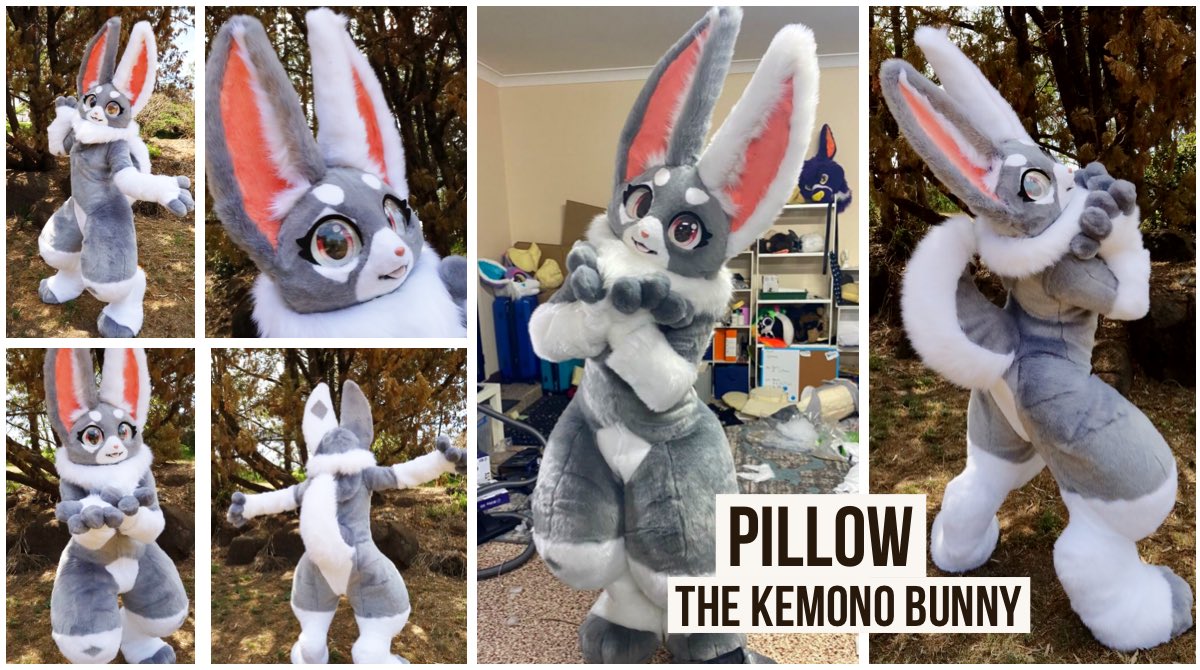 Pillow the Kemono Bunny