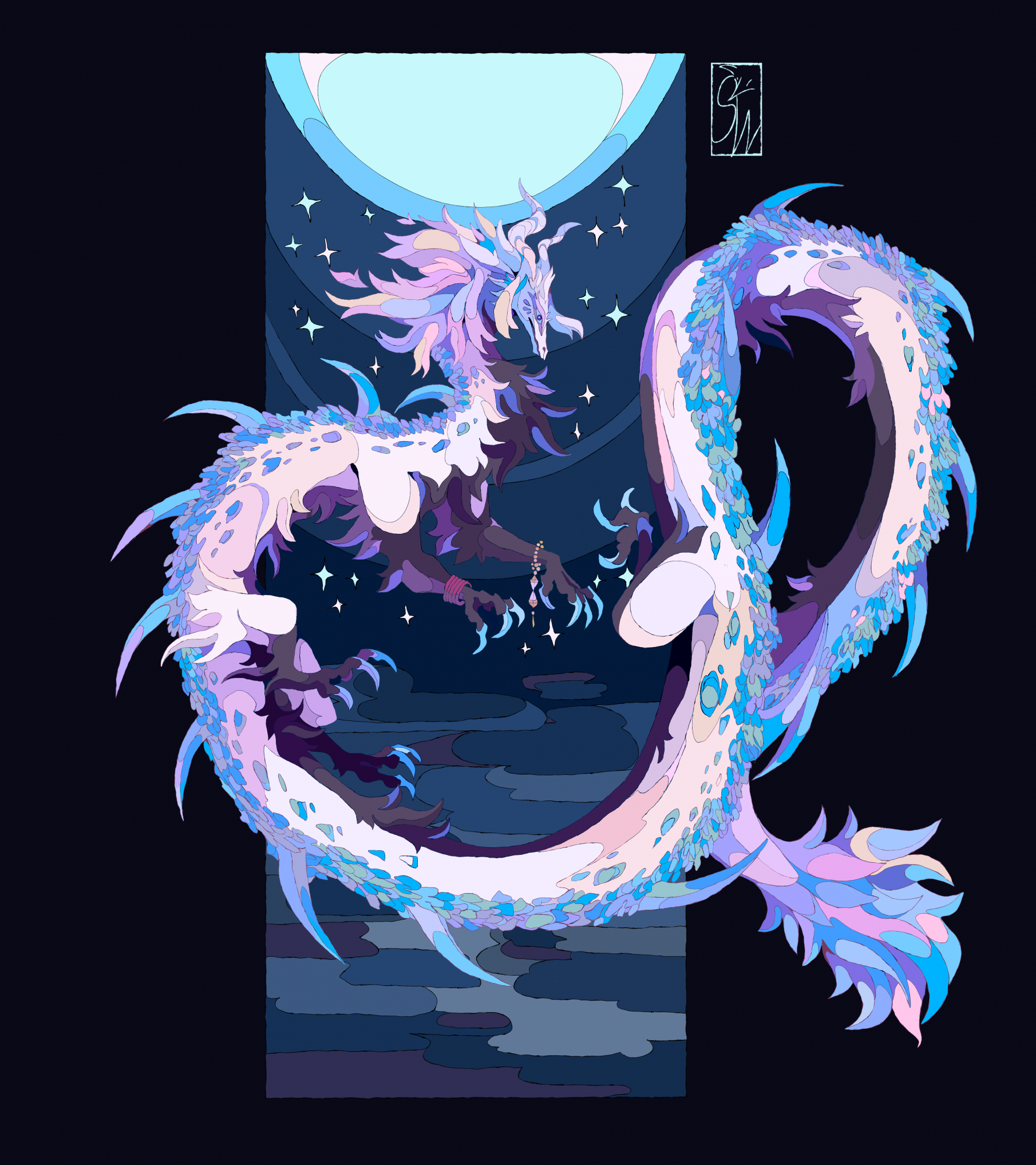 Moon dragon