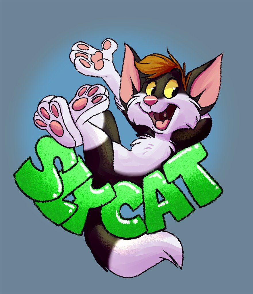 SlyCat Badge by Kipper