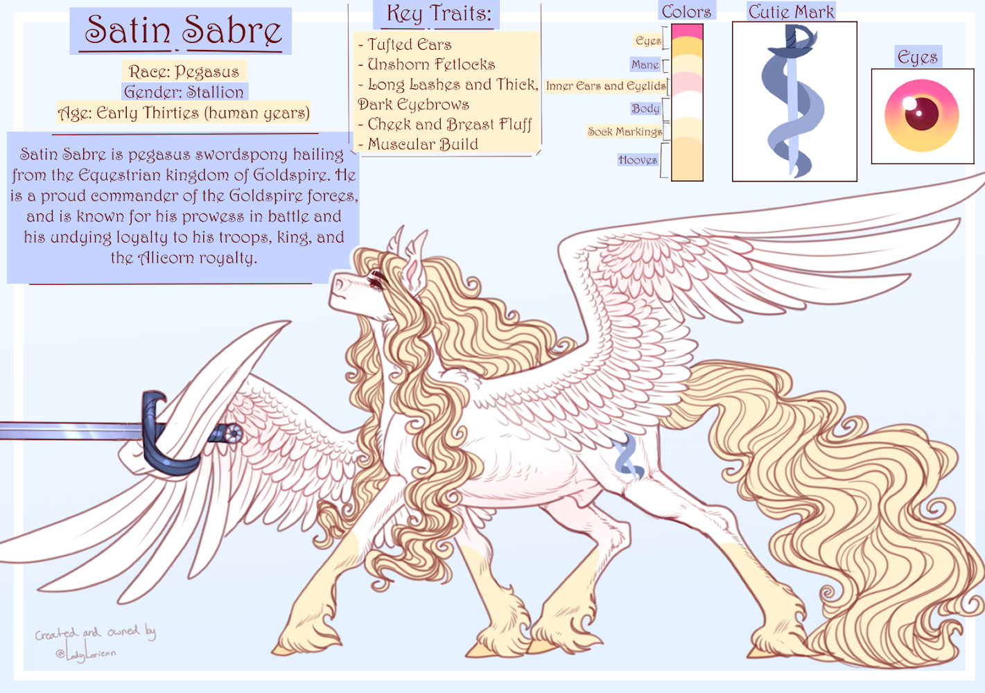 Satin Sabre Updated Reference Sheet