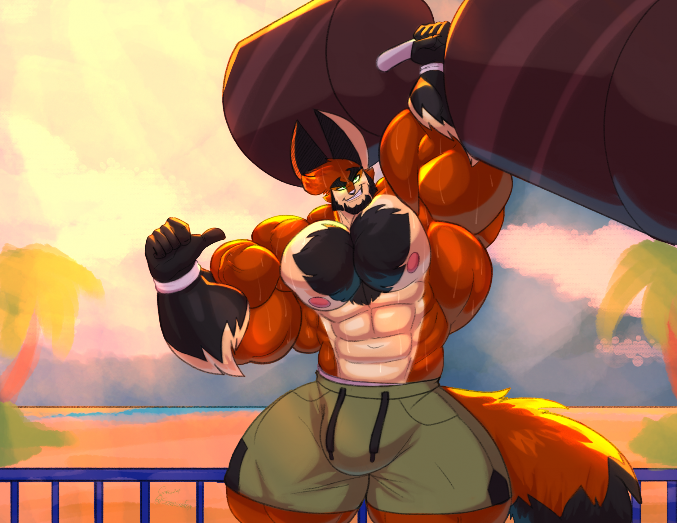 Personal Art - Muscle Beach Showoff