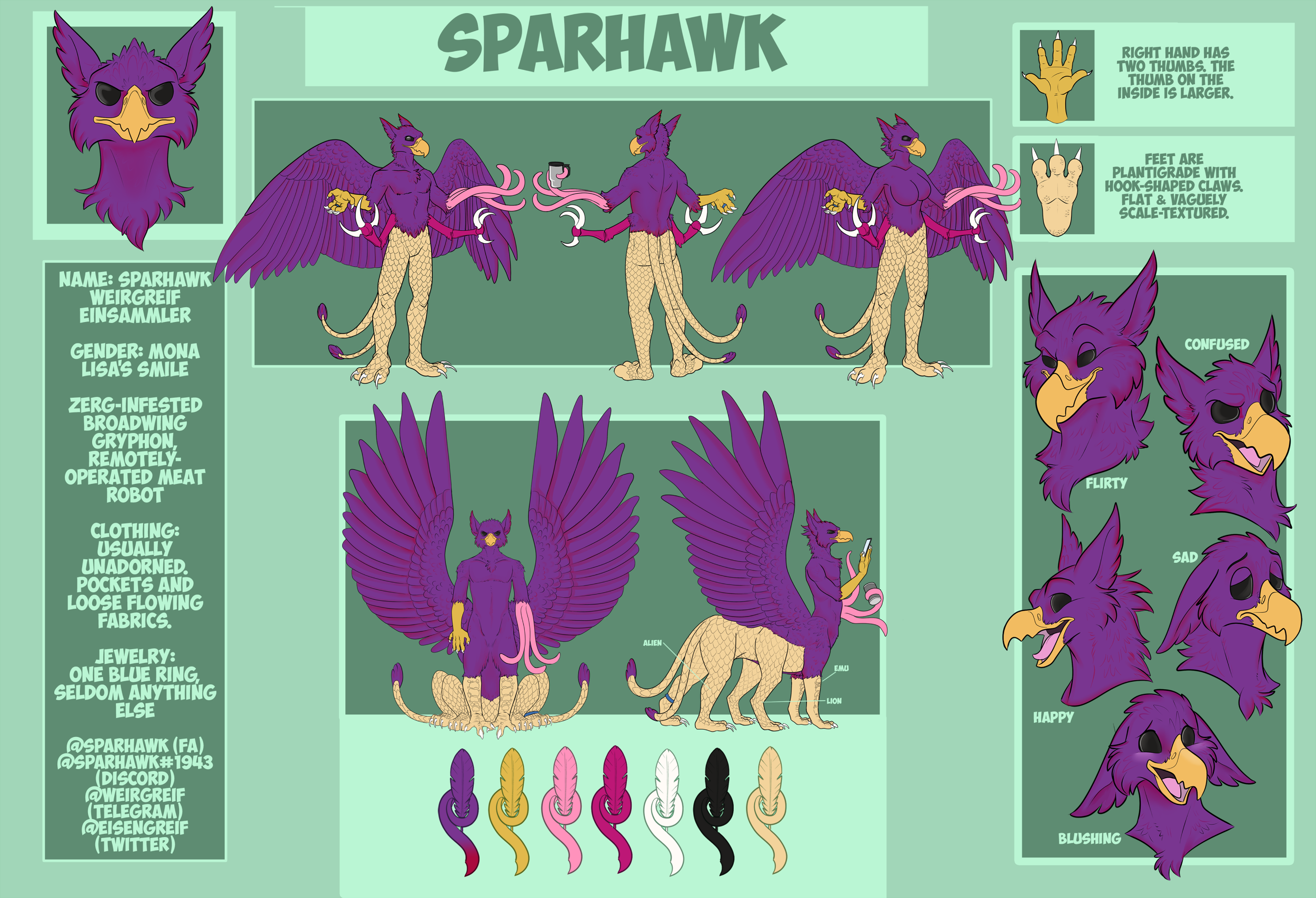 Click to change the View Sparhawk Refsheet 2021 by Likeshine