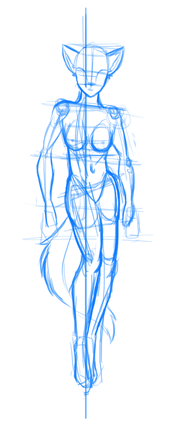 Click to change the View Fox Sketch
