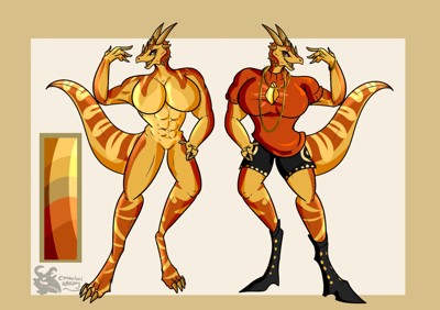 Click to change the View (Adopted) Caramel Dracorex Shila