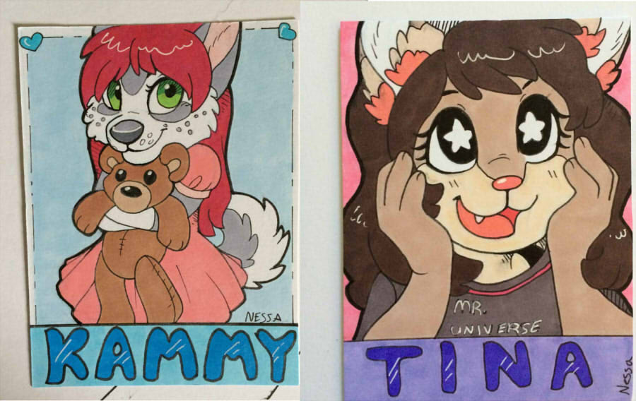 Click to change the View Kammy and Tina Badges