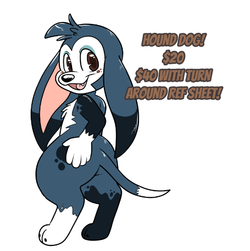 Character Design Sale: Hound Dog! - SOLD!