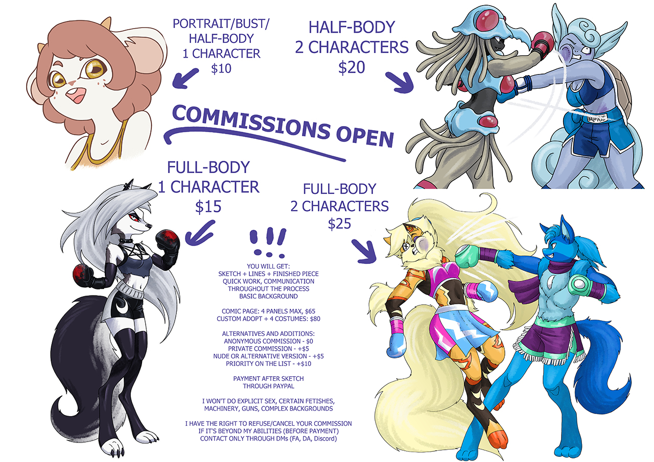 Commissions open