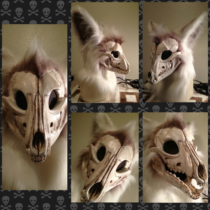 Click to change the View Skull Canine Fursuit Head SOLD!!