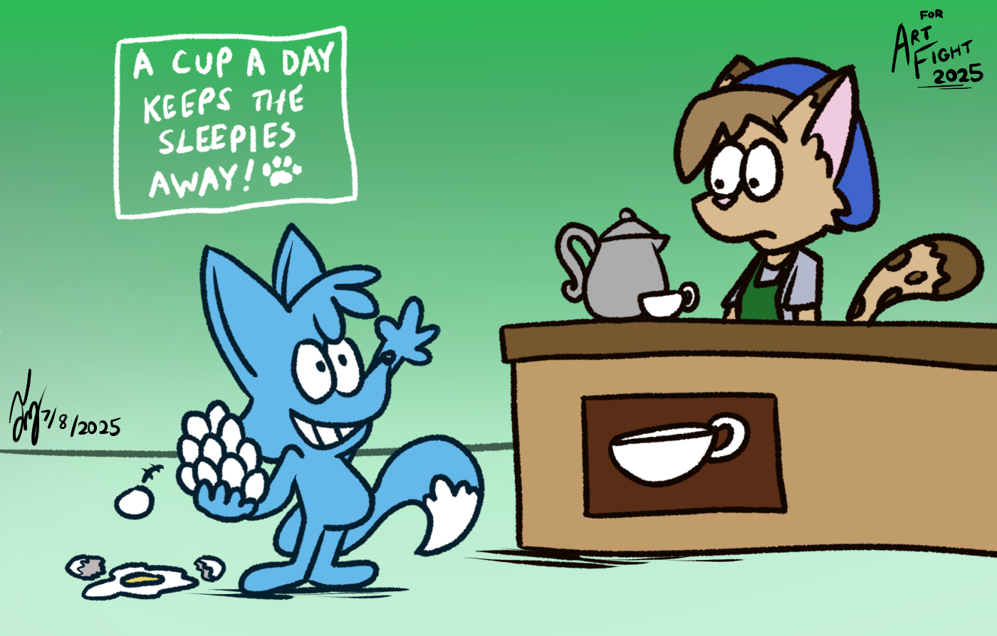 Click to change the View Art Fight 2025 - Dewey DeSmall