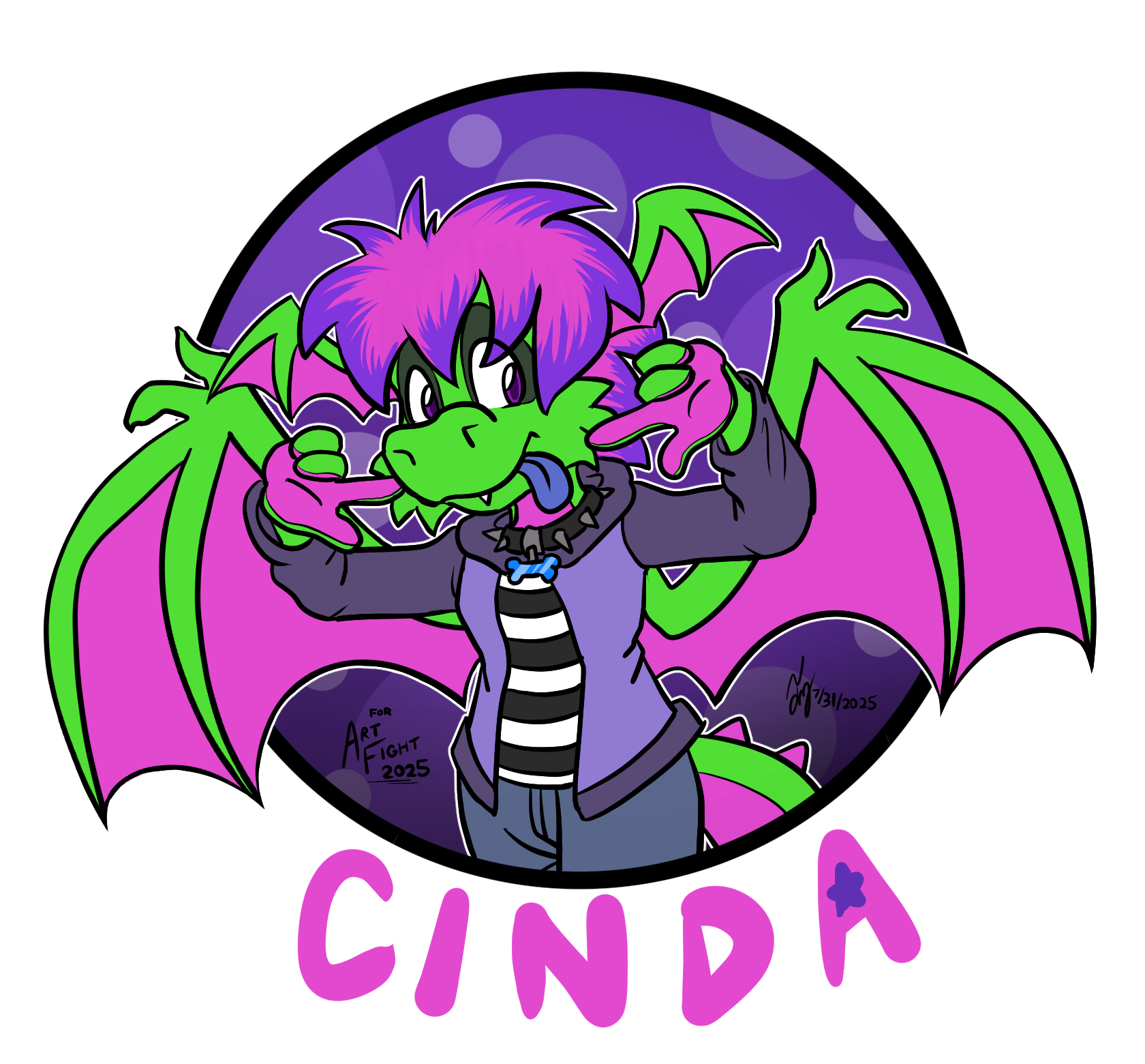 Click to change the View Art Fight 2025 - Cinda