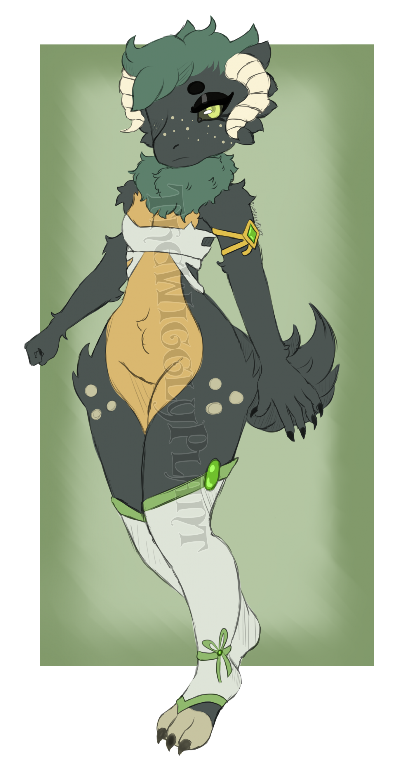 [Adopt] Chromatic Black Fuzzbold [SOLD]