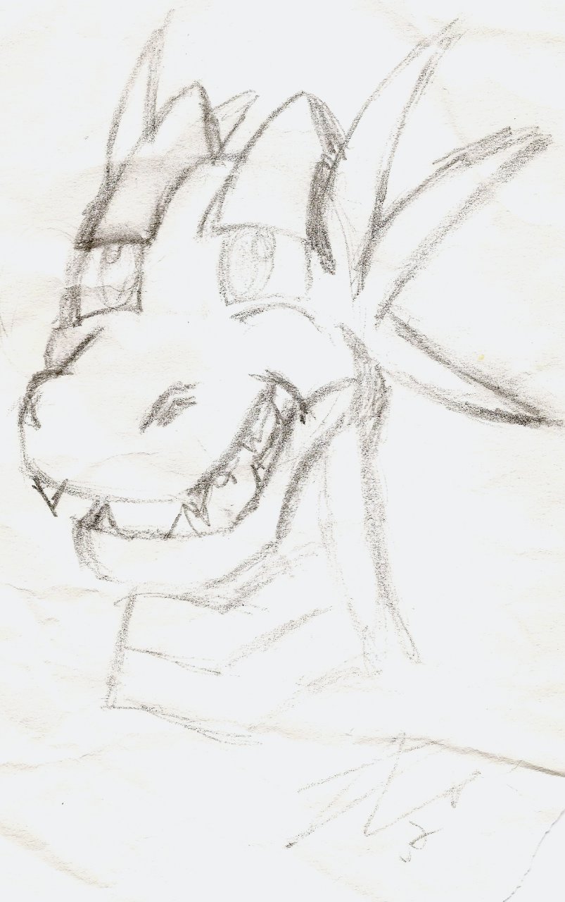 Click to change the View Thordrake as drawn by Asher the dragon.