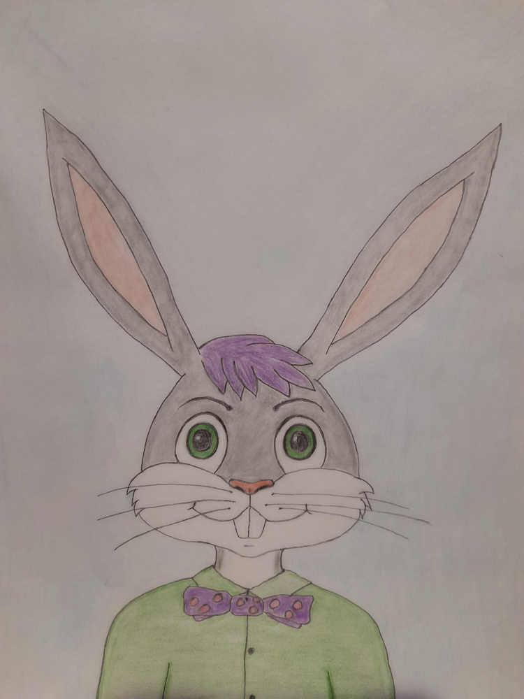 Tiberius Rabbit with bow tie (updated)