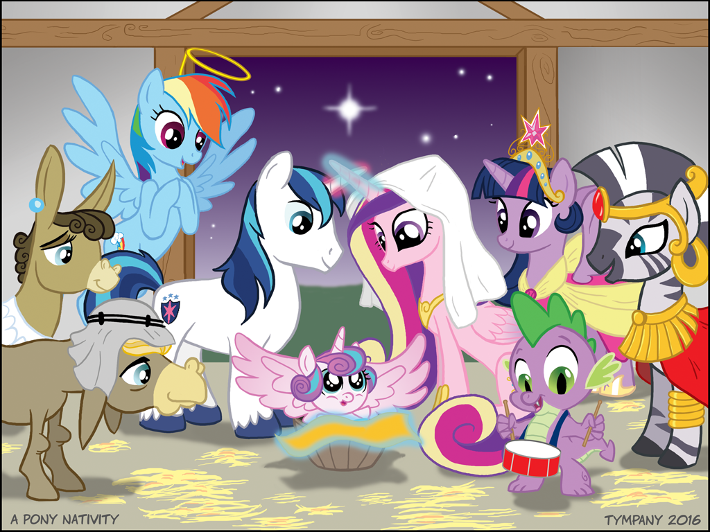 Click to change the View A Pony Nativity
