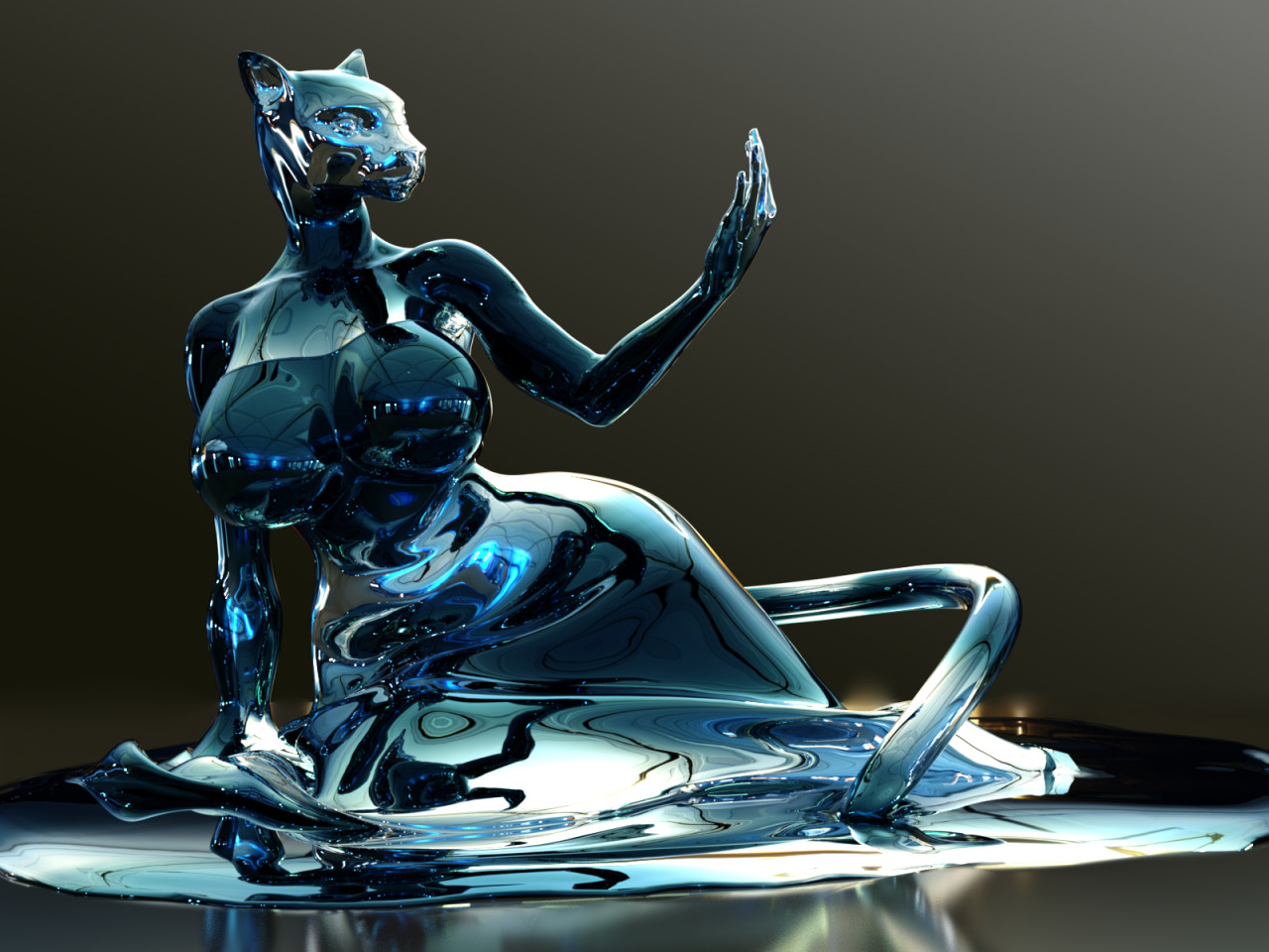 [Daz] Liquid Cat Lady