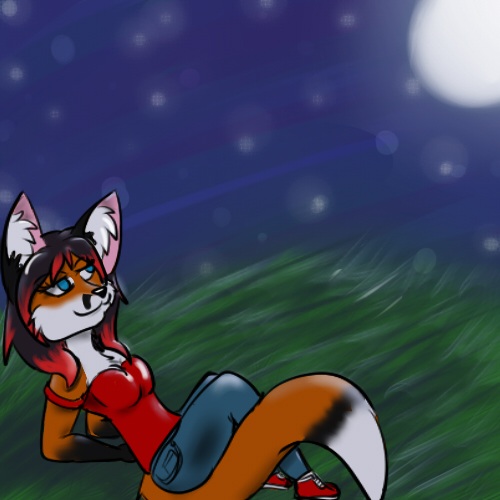 Stargazing Roxy.