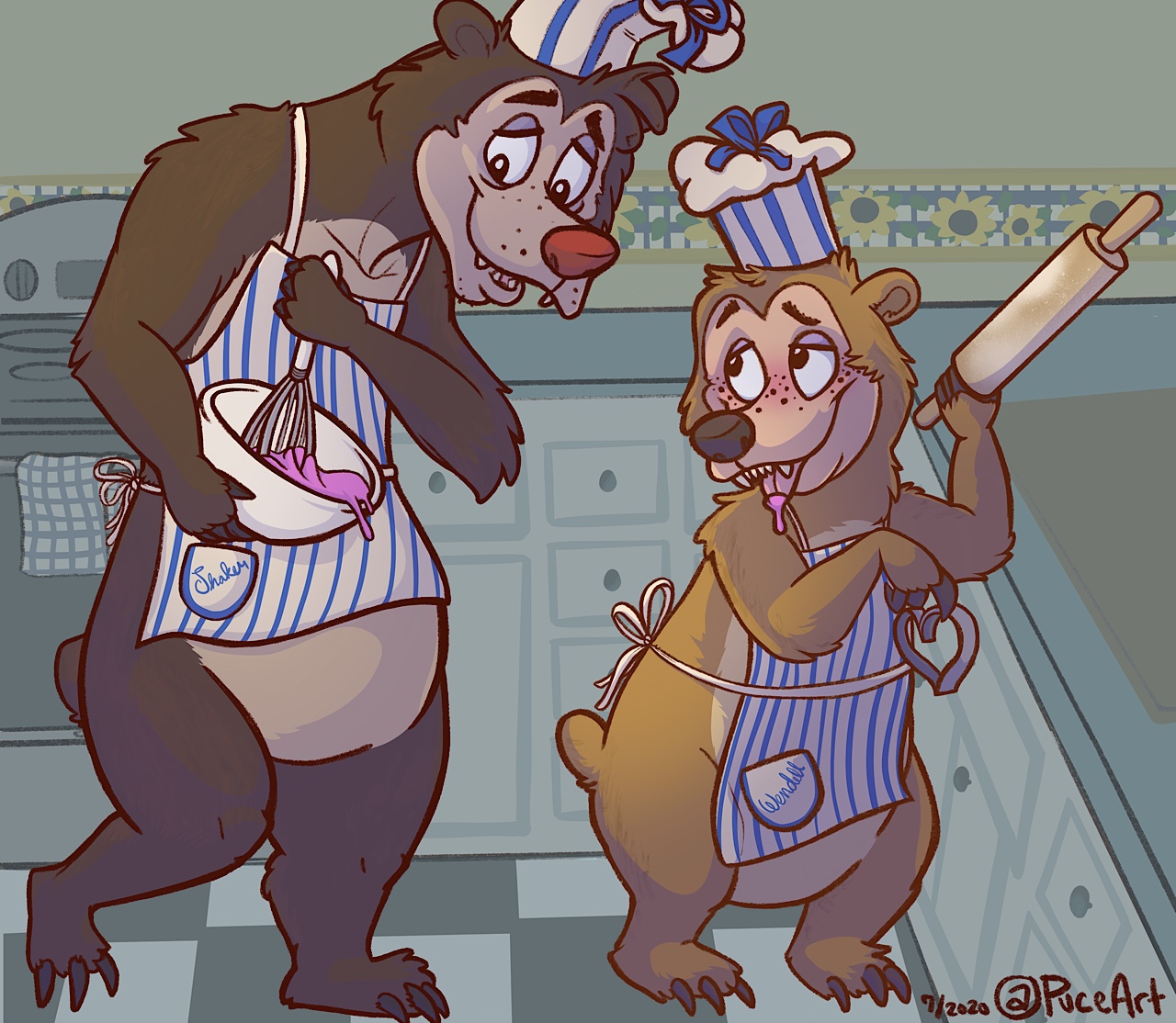 Click to change the View Baking Bears!
