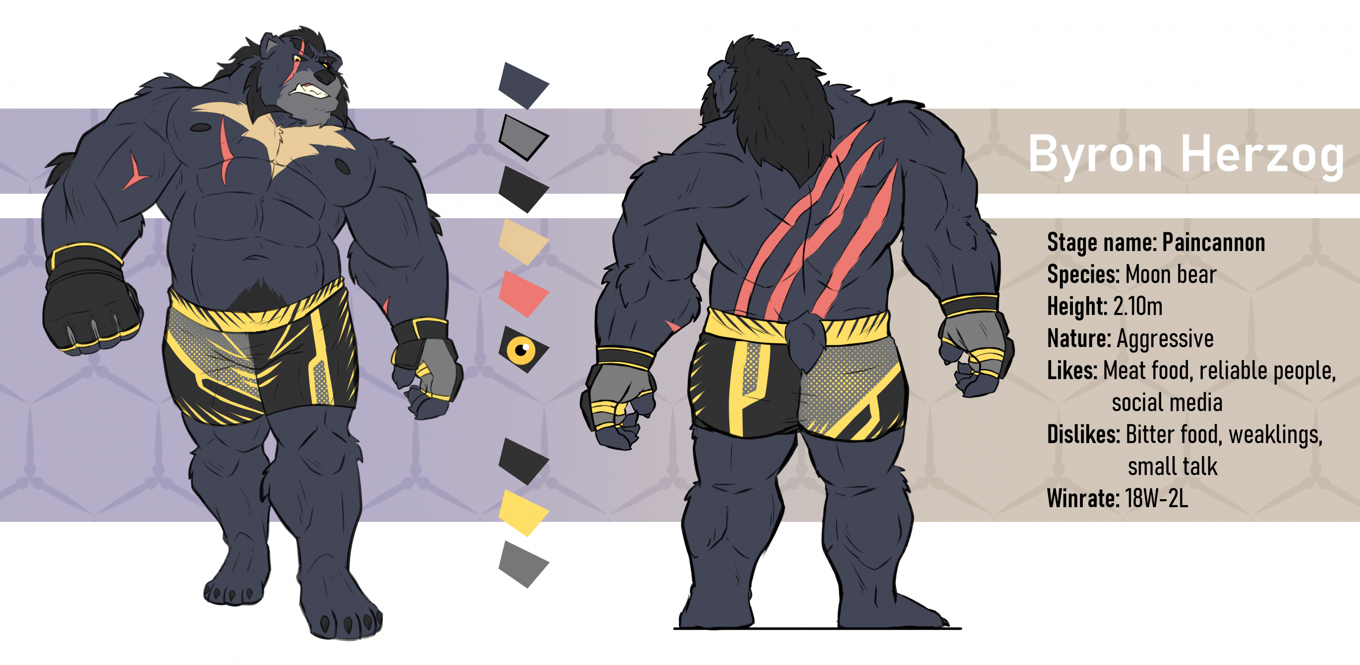 [Reference sheet] Byron Herzog (Clothed version)