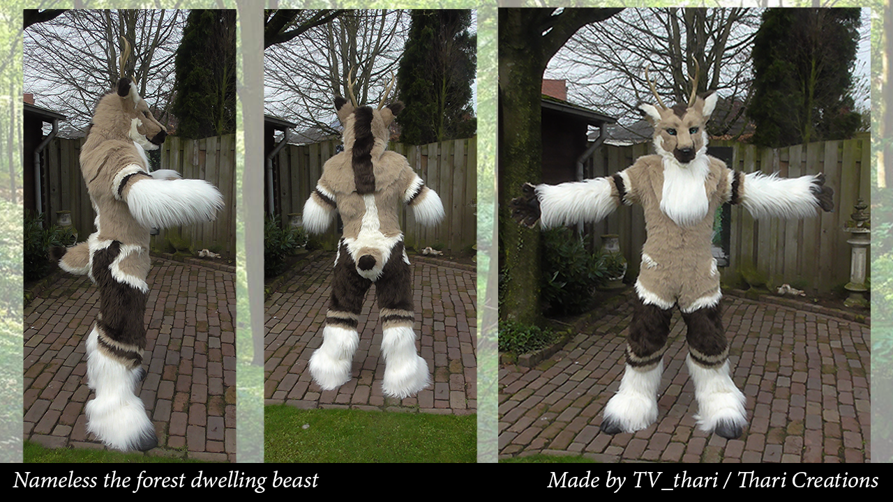 Nameless the forest dwelling beast [ Fursuit commission ]