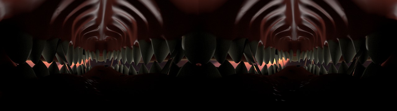 Dragon mouth 3d 2