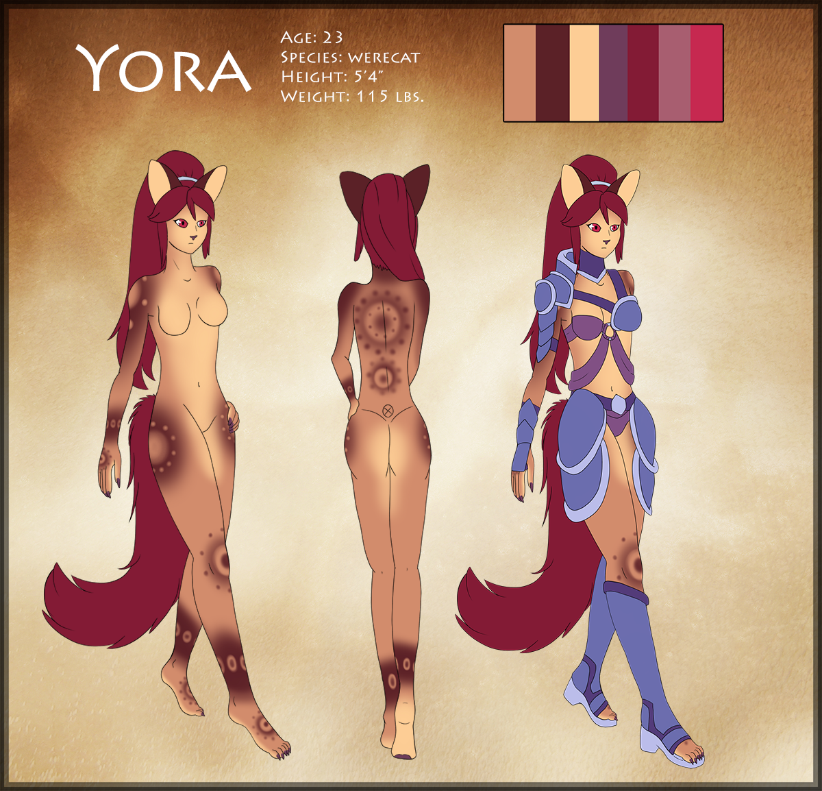 Yora Referance Sheet