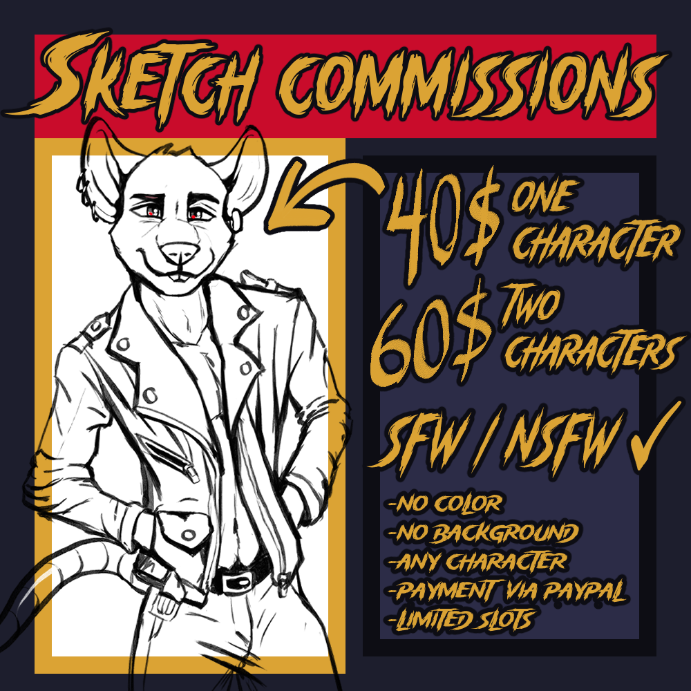 Sketch commissions open