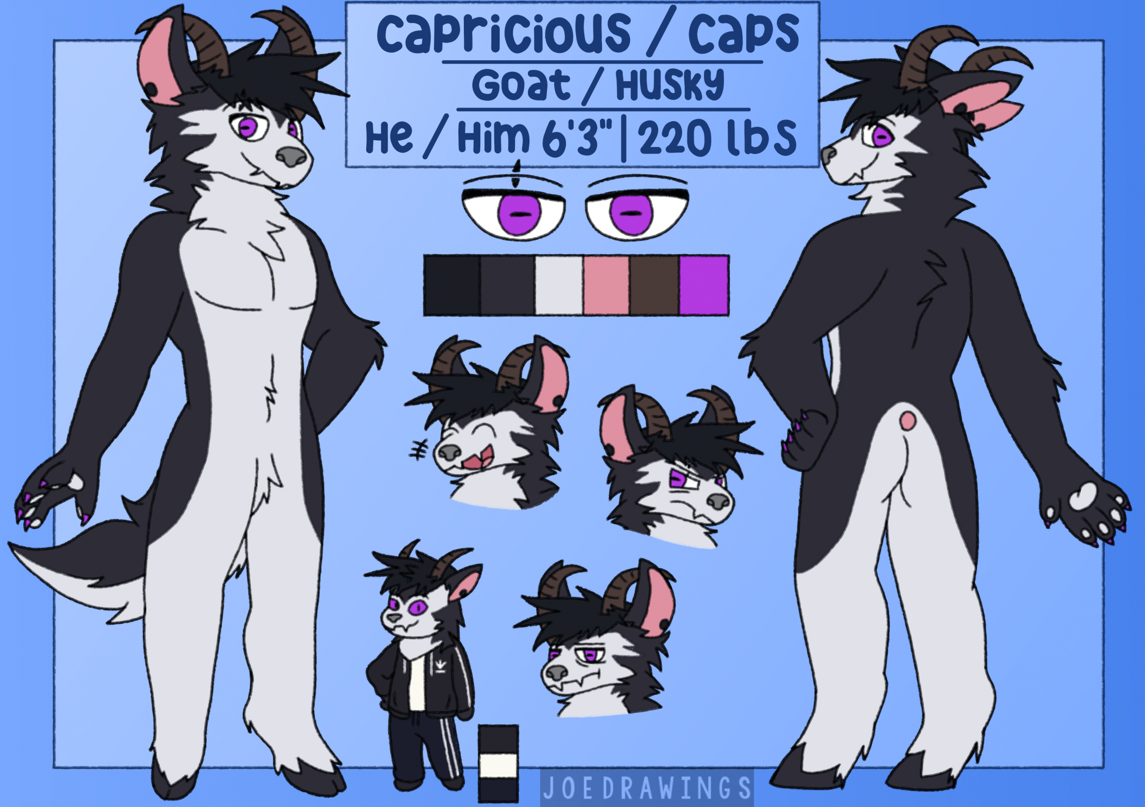 Caps the Goatdog Refsheet