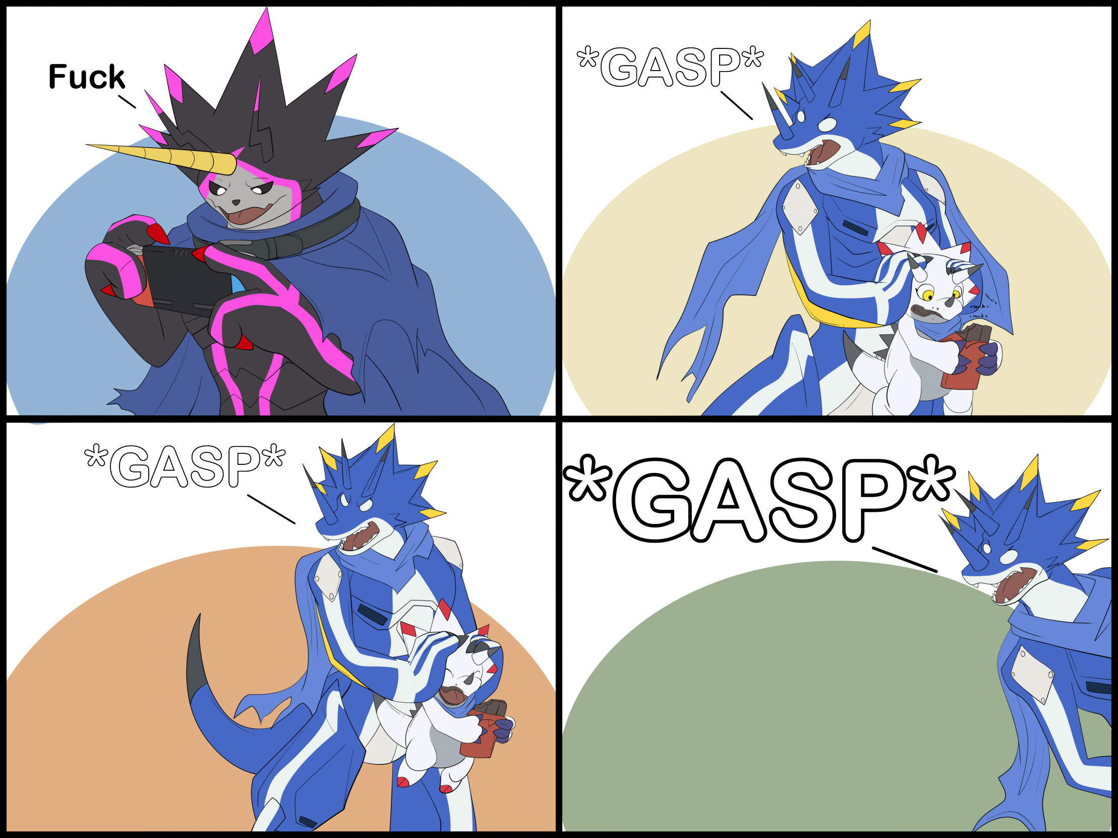 Click to change the View Le Gammamon Gasp! (Part 1)