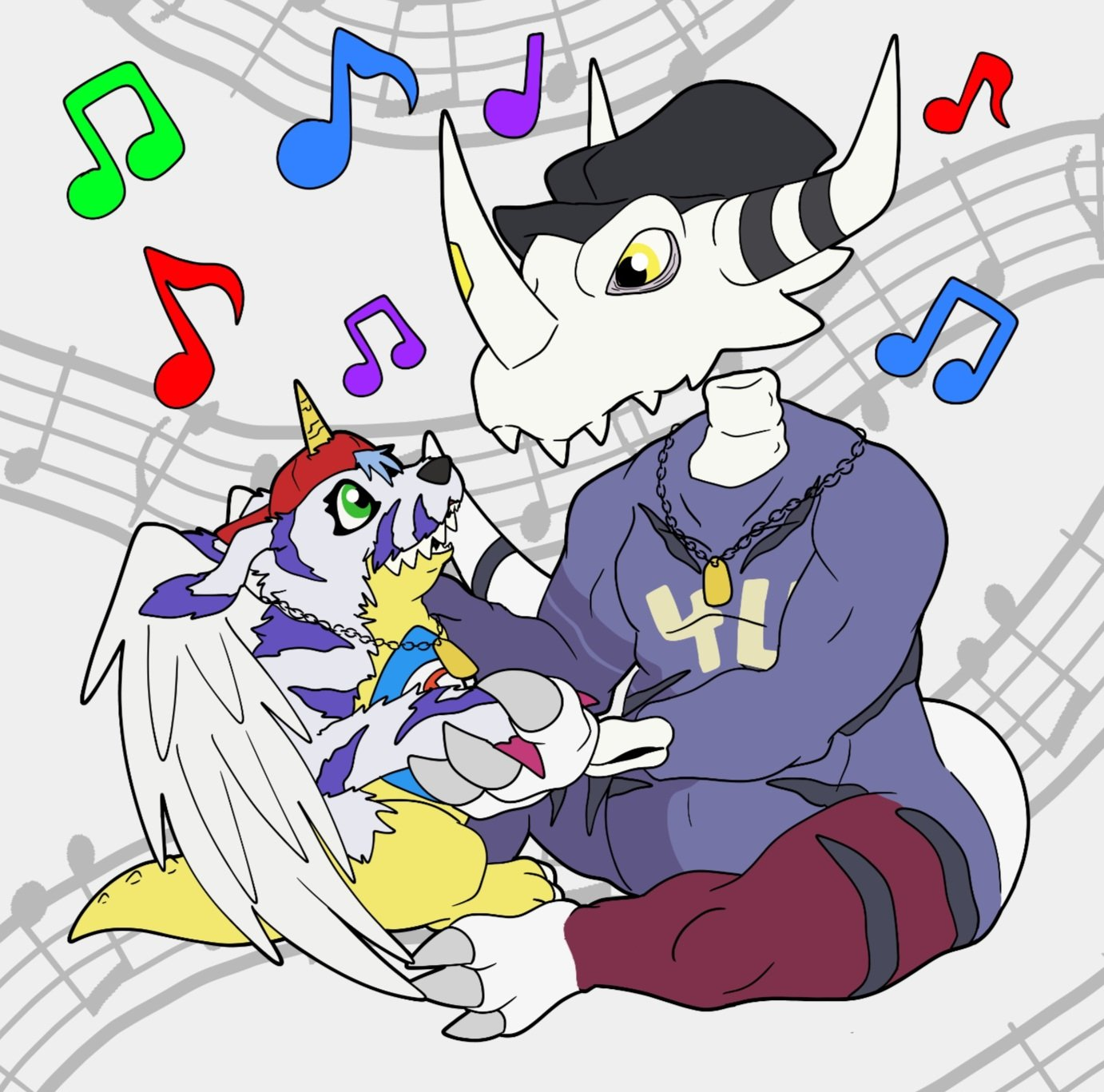 Click to change the View Ben and Tabi but Digimon