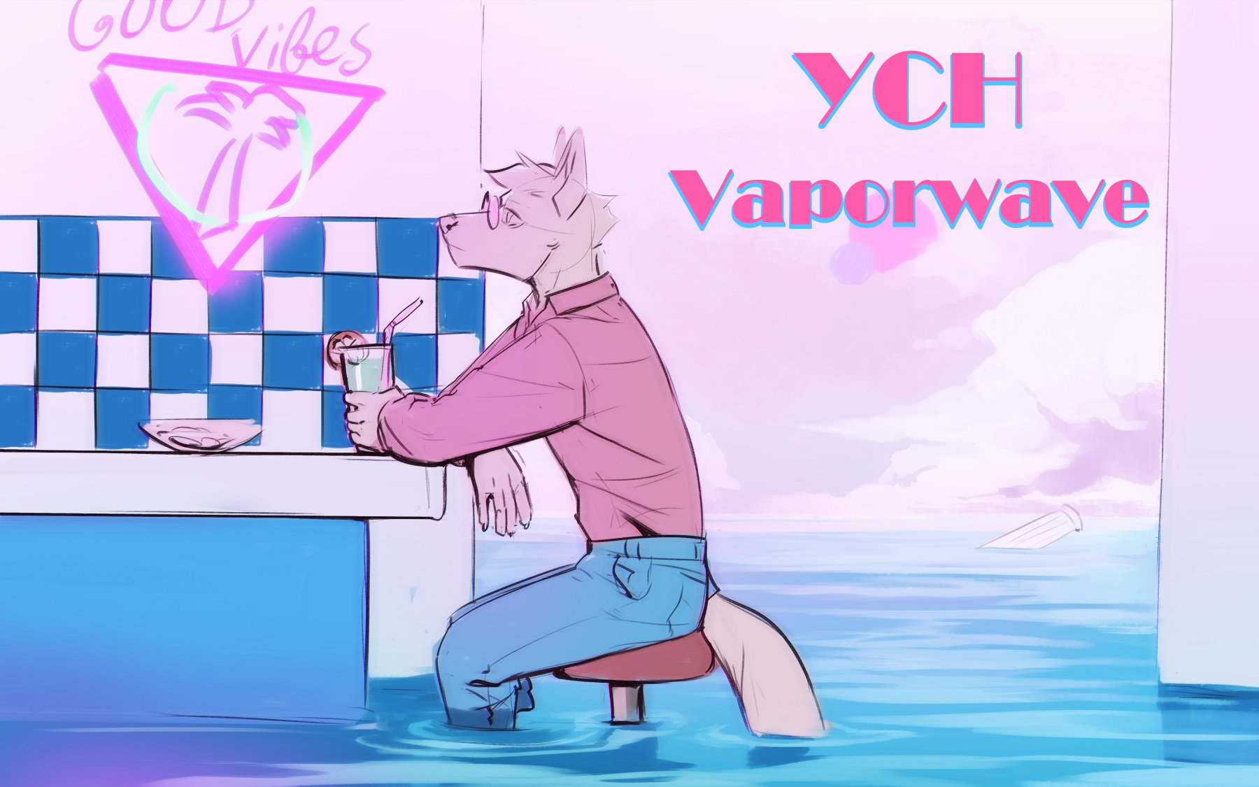 [YCH] Vaporwave (closed)