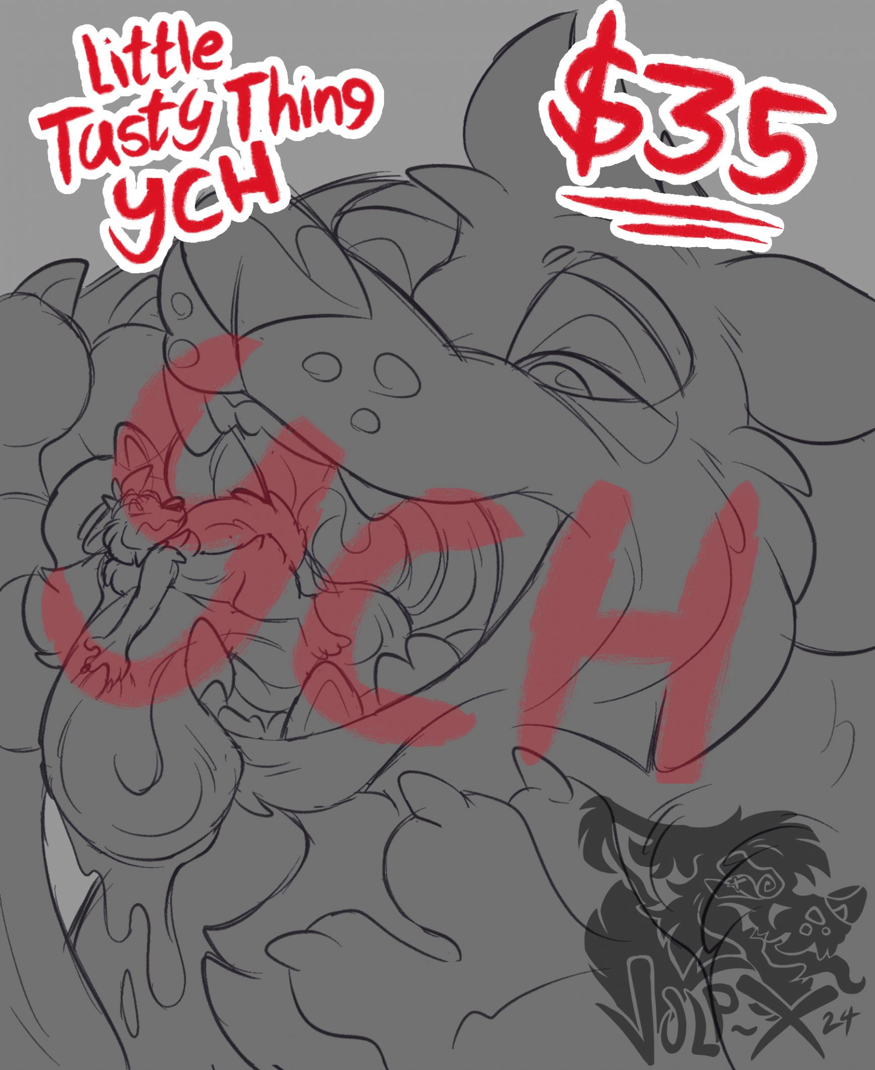 Little Tasty Thing YCH (2 SLOTS OPEN)