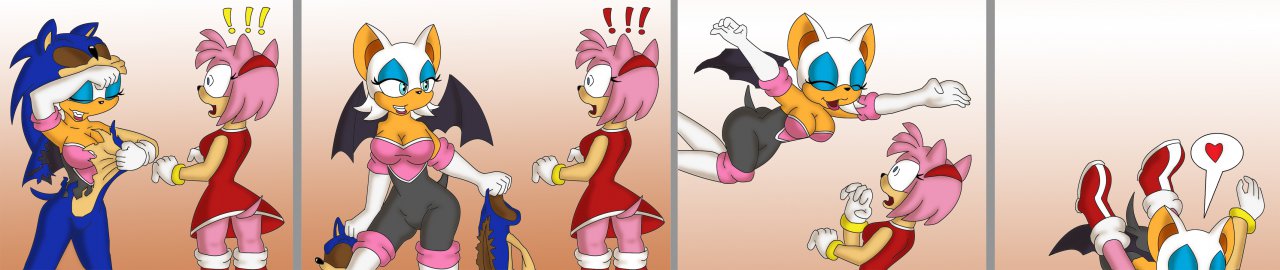 Sonic Movie Breaking Pink Amy Rouge Shadow 4