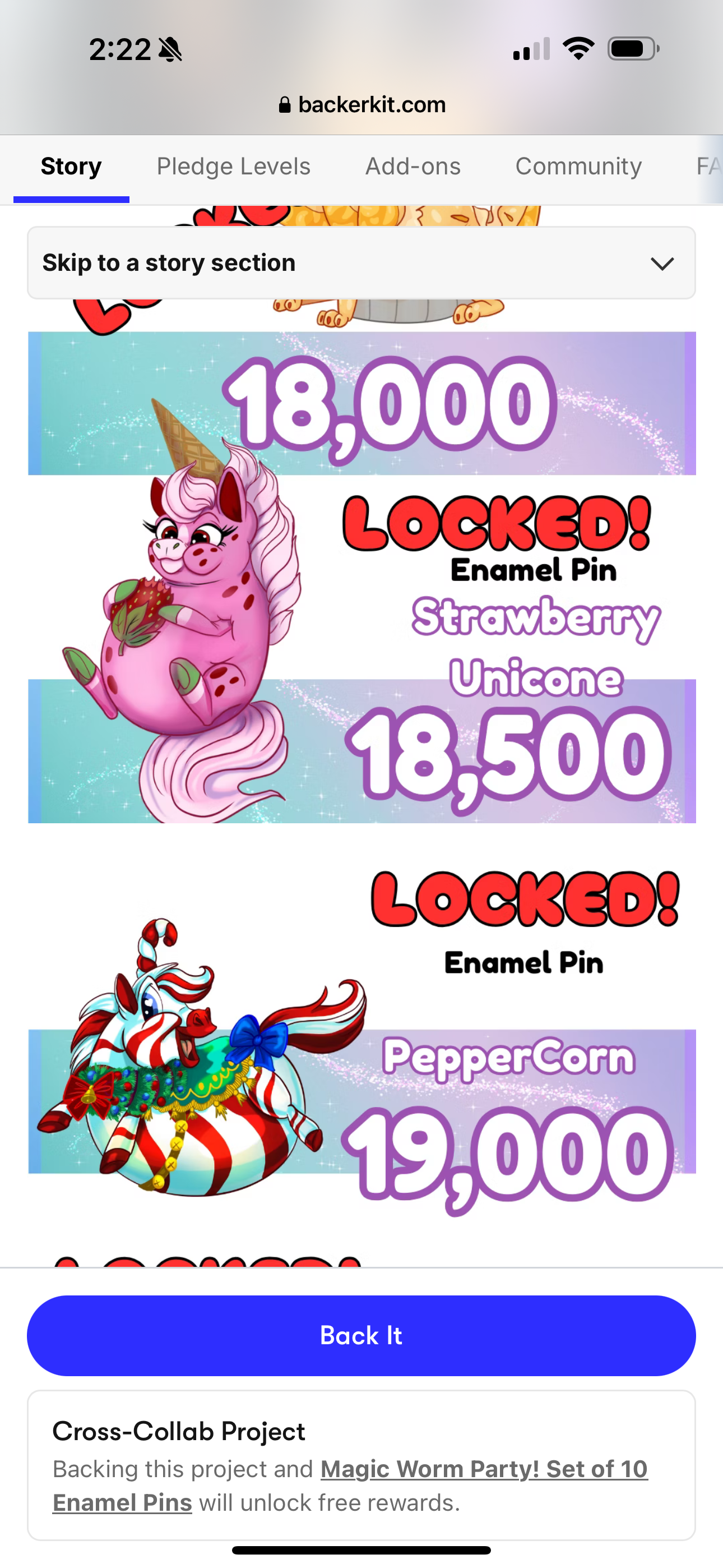 Only 200 more and we unlock our fat unicorn!