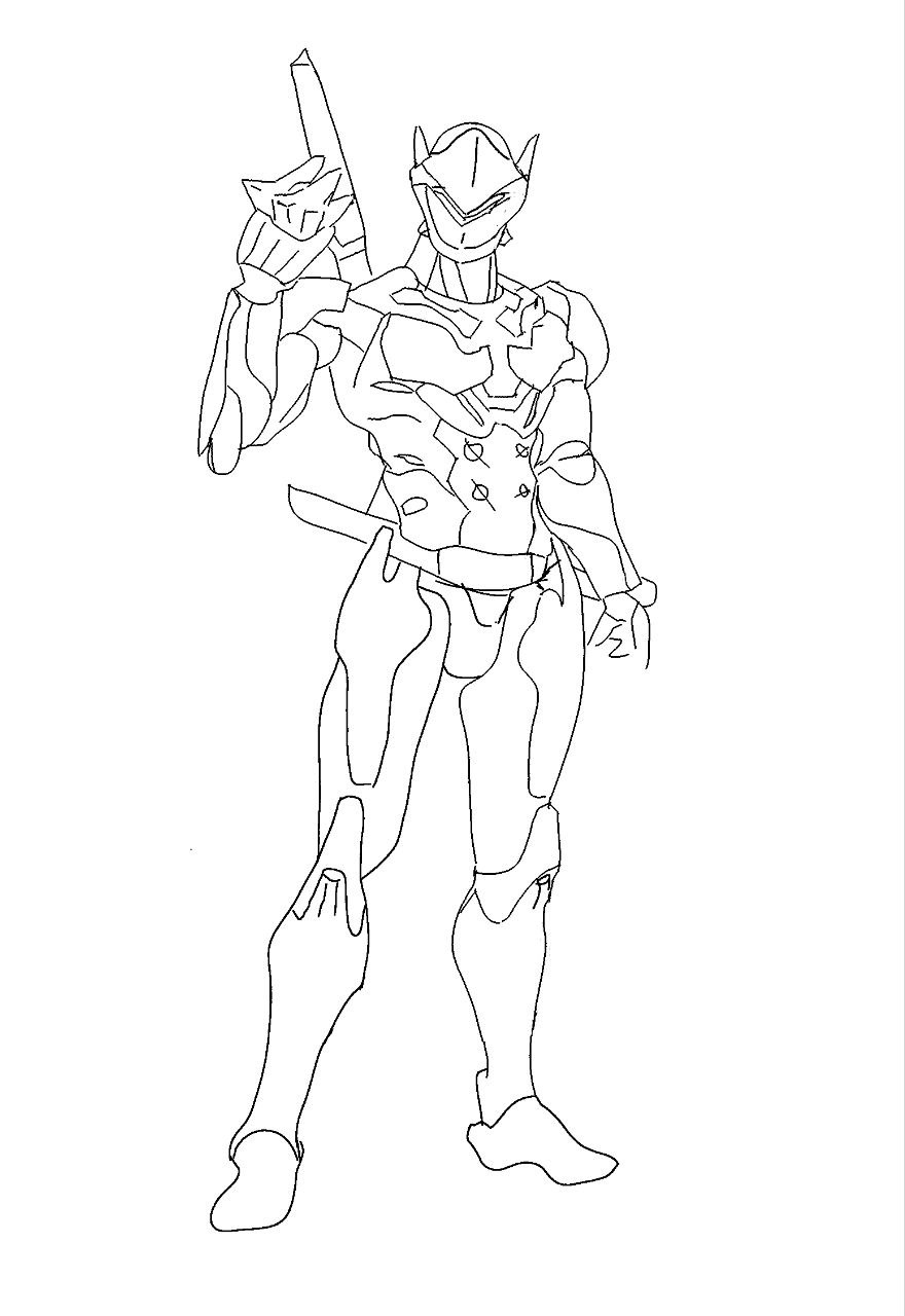 Click to change the View Genji (digital sketch)