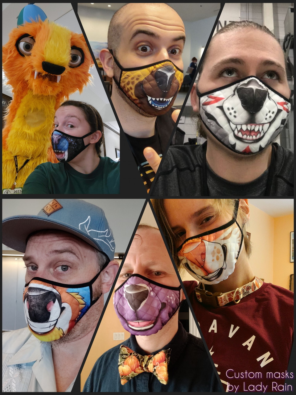 Click to change the View Custom fursona masks: Now Open