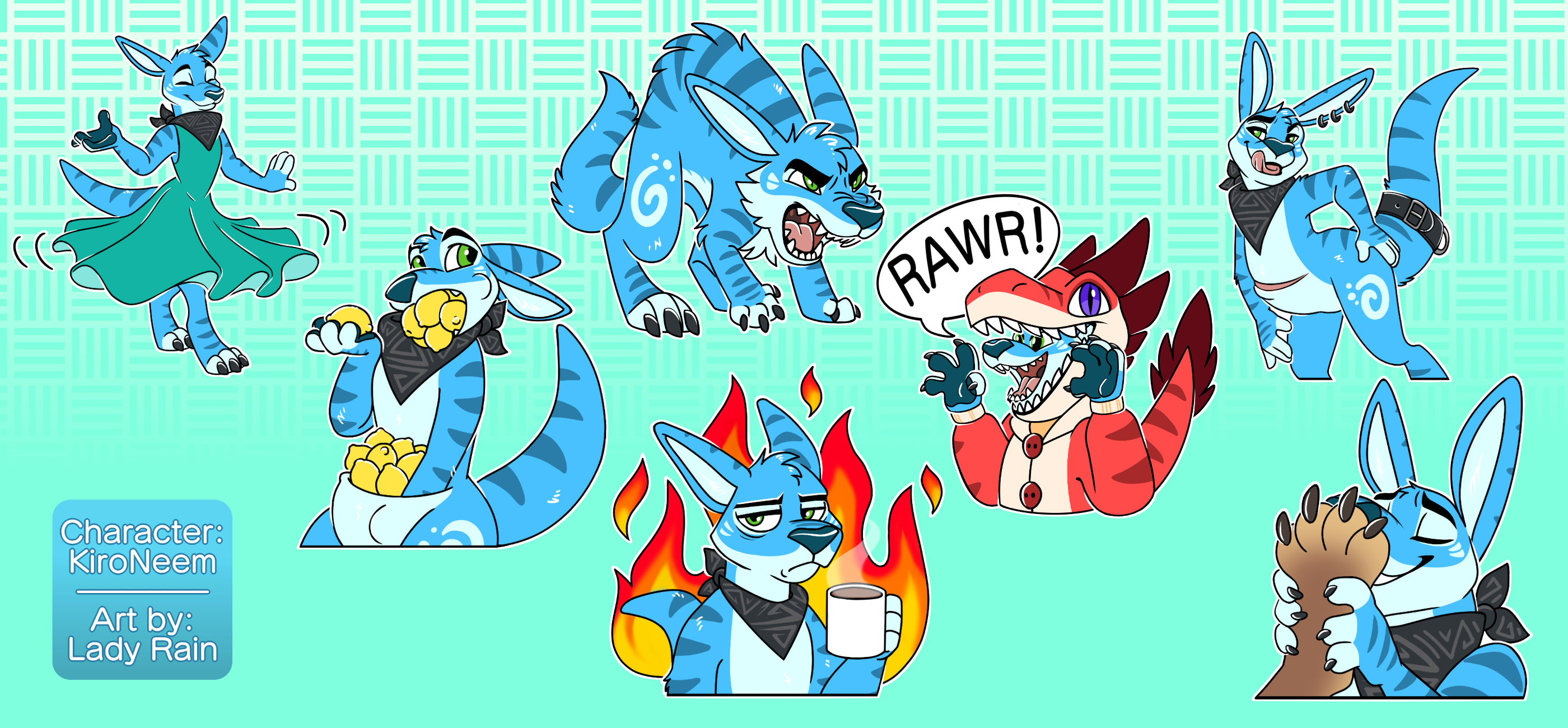 Click to change the View Kiro TG stickers