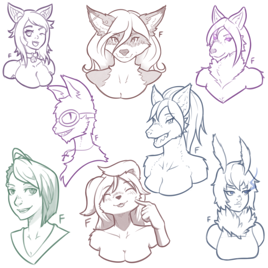 Freebie Sketch dump!