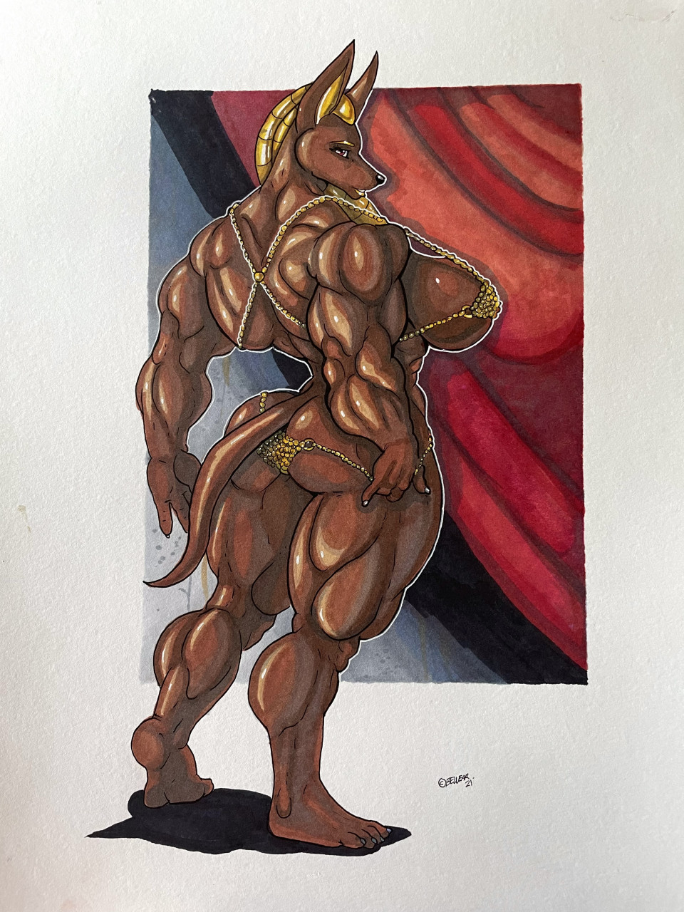 Jackal  female bodybuilder