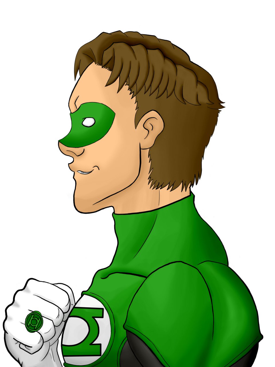 Click to change the View Hal Jordan