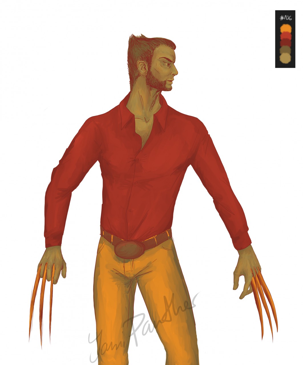 wolverine - color palette challenge