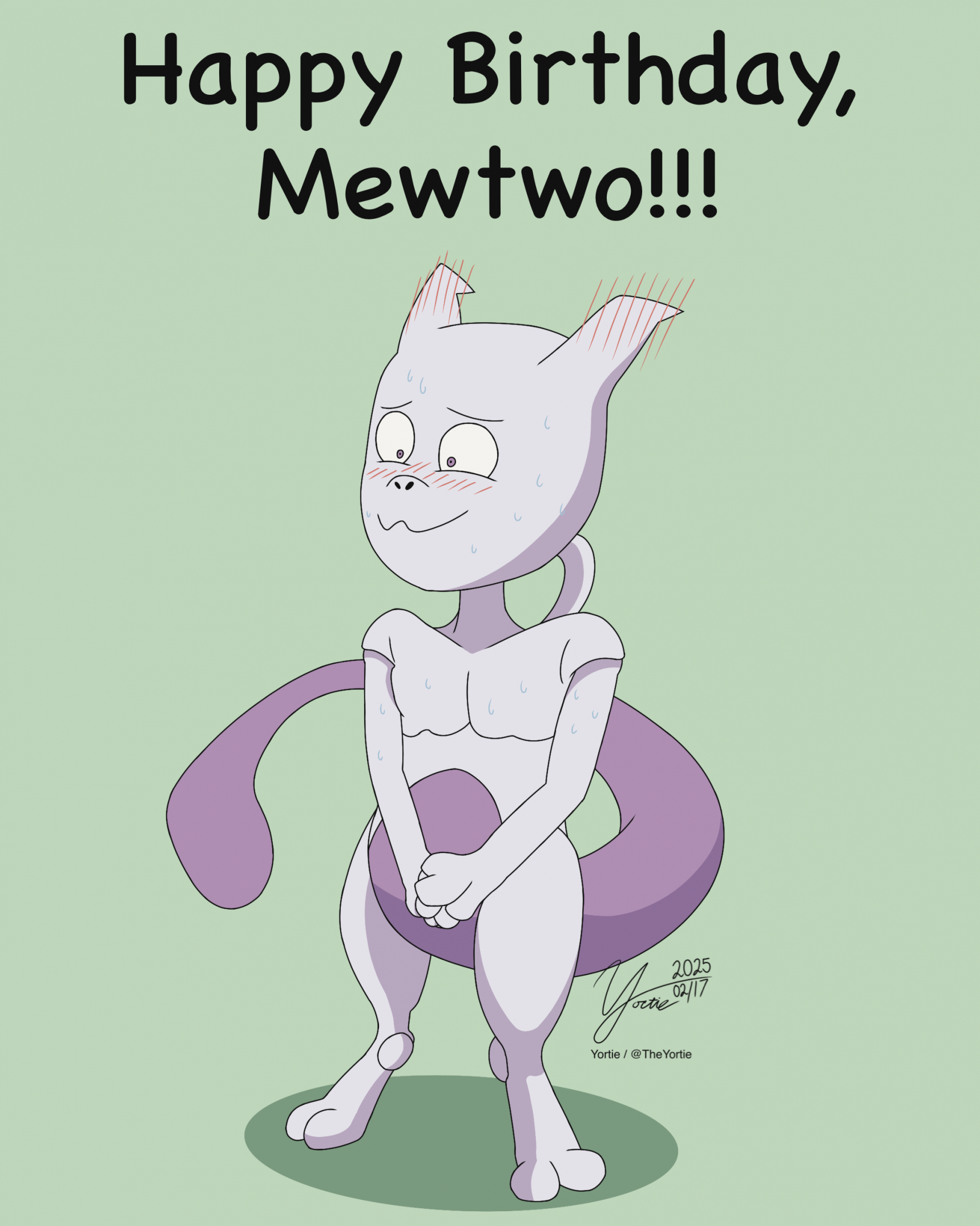 Happy (late) Birthday to Mewtwo!